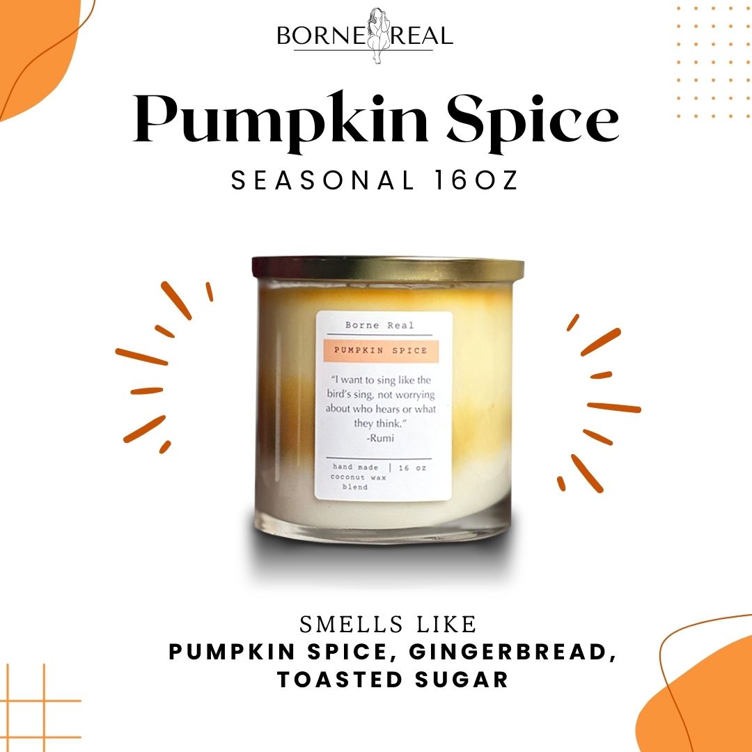 Pumpkin Spice 16oz, 3-wick Candle
